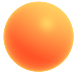 ball pit ball coloured orange