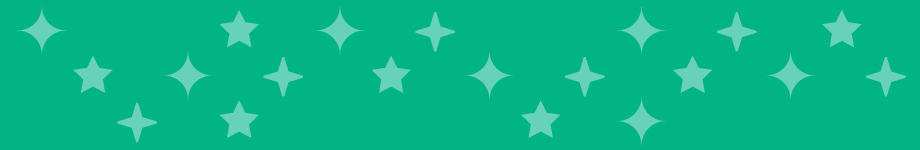 Stars on a green background