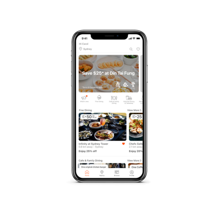 iPhone showing the Entertainment App.
