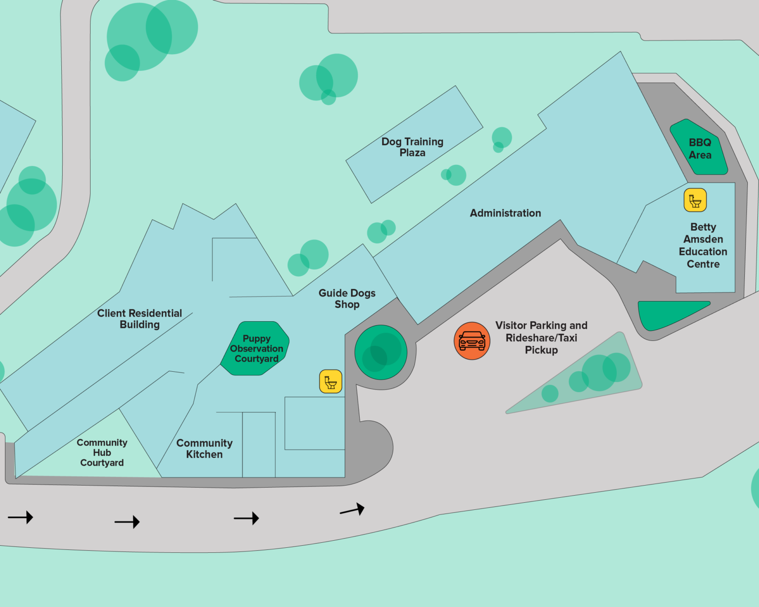 Guide Dogs Victoria Map