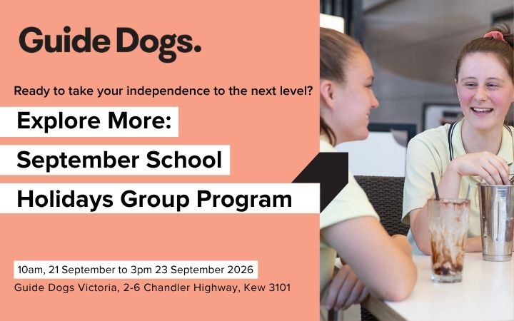event banner promoting the Explore More School Holidays Program