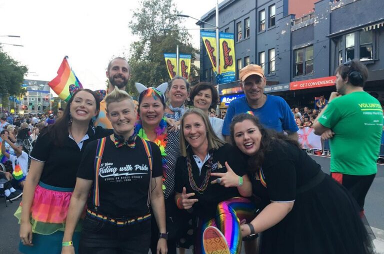 Guide Dogs clients offered audio description of Mardi Gras parade for first time