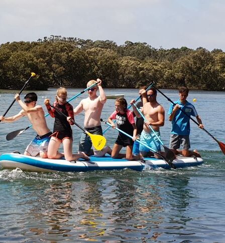 Youth adventure camping with Guide Dogs NSW/ACT