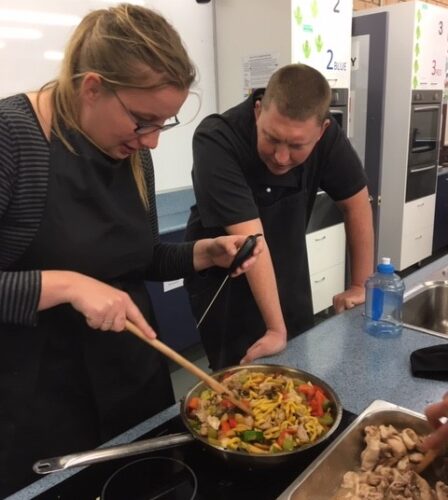 Young people with low vision or blindness learn cooking skills with ‘Hurricane Chef’