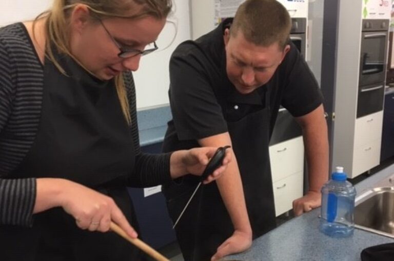 Young people with low vision or blindness learn cooking skills with ‘Hurricane Chef’