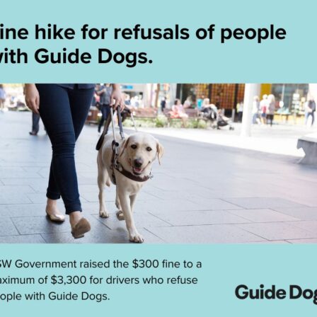 Fine hike for refusals of people with Guide Dogs