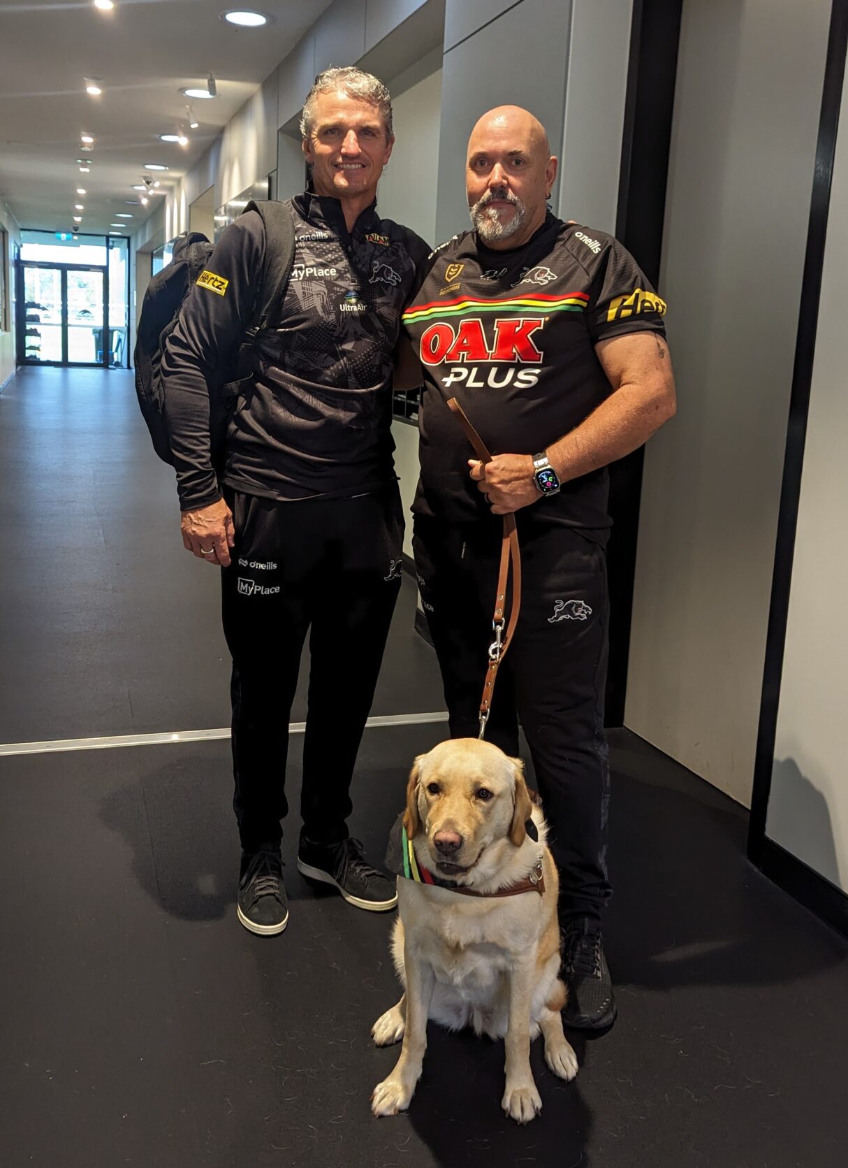 Cleary meeting a huge win for Panthers superfan - Guide Dogs NSW/ACT