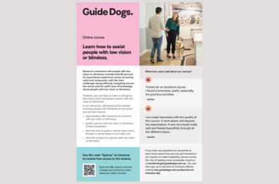 Learn more about our online e-learning module.