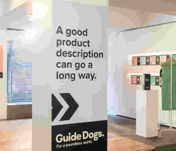 Wall decor in the pop up.