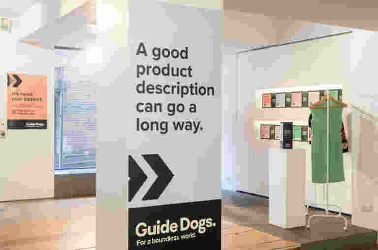 Wall decor in the pop up.