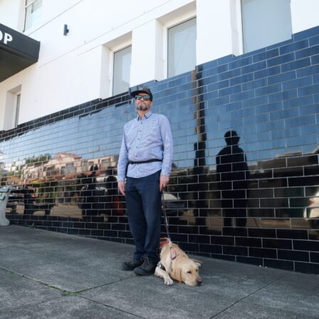 Safety, functionality and emotional wellbeing; the best parts about having a Guide Dog: Brian and Guide Dog, Quanti.