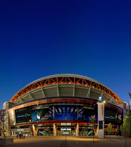 Celebrating a new partnership between Adelaide Oval and Guide Dogs SA/NT