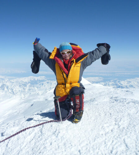 Sharing life lessons from the top of the world