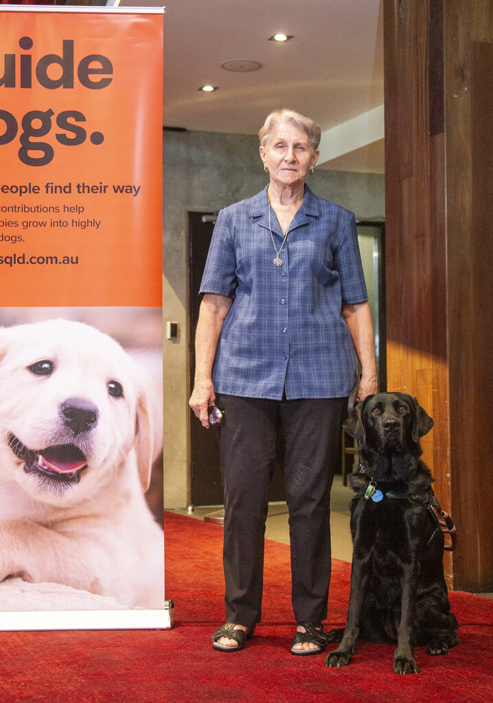 Carol Maltby and Guide Dog Quincy.