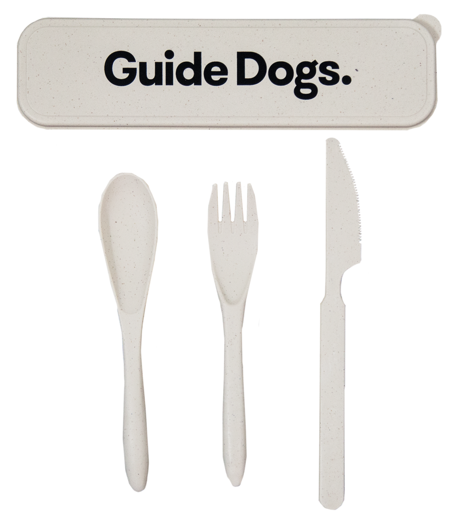 Guide Dogs Eco 3pc Cutlery Set Guide Dogs Queensland
