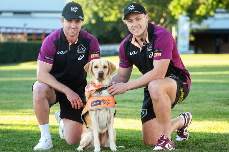 Brisbane Broncos join the pack to kick off PAWGUST 2024